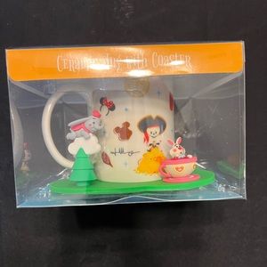 Disney Parks and Jerrod Maruyama collaboration mug and coaster
